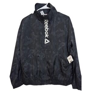 Reebok Black Full Zip Women's Wind Jacket Size Small - New with Tags